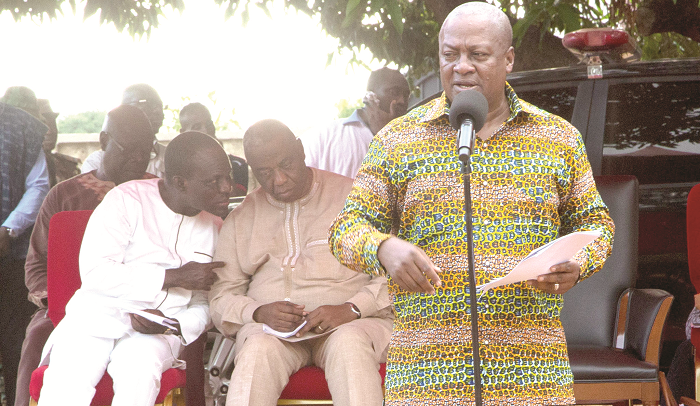  President Mahama speaking at the Deza Festival